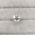 Beliebte Herrenringe 925er Sterling Silber minimalistischer Ring